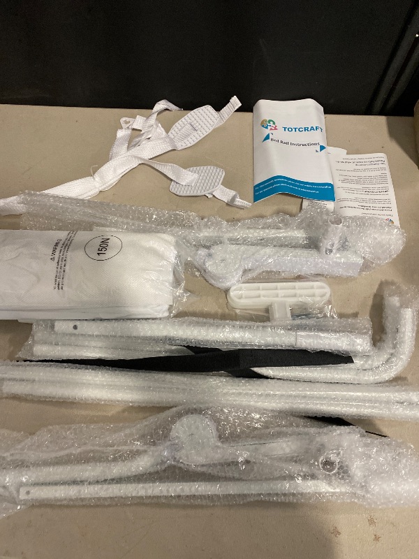 Photo 1 of Bed Rails for Toddlers Toddler Bed Rails Bed Rail for Baby - Adjustable Height Bed Guard with Child Safety Lock, Universal Fit for King/Full/Twin Beds (Grey, 1 Side 39Inch)