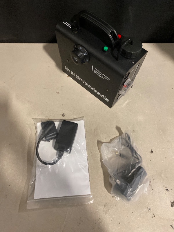 Photo 1 of Fog Machine 400W,Stage Smoke Machine Small Portable, Dj Party Manual Control Adjustable Temperature for KTV Wedding Halloween Christmas Photography Outdoor Film Television