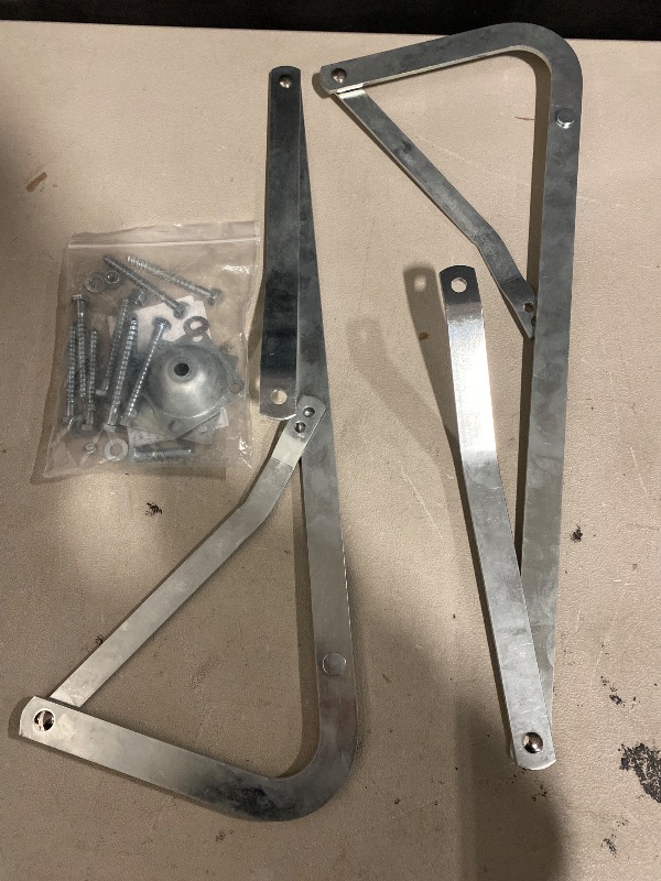 Photo 1 of Attic Ladder Hinge Arms Compatible with Werner Mk5, WU2210, W2208, W2210, Suitable for Werner Attic Ladders Manufactured After 2010, Heavy Duty Thick Galvanized Material