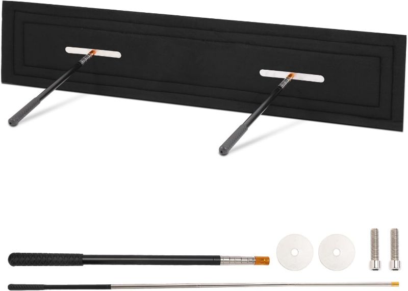 Photo 1 of 10" x 46" Rectangular Fireplace Flue Plug-Fits 9"x45" and Smaller Chimney Flues-Replacement Draft Stopper & Damper Tool for Wood Stove & Fireplace-Blocks Odor & Debris, Reduces Heat Loss, Energ-Saving