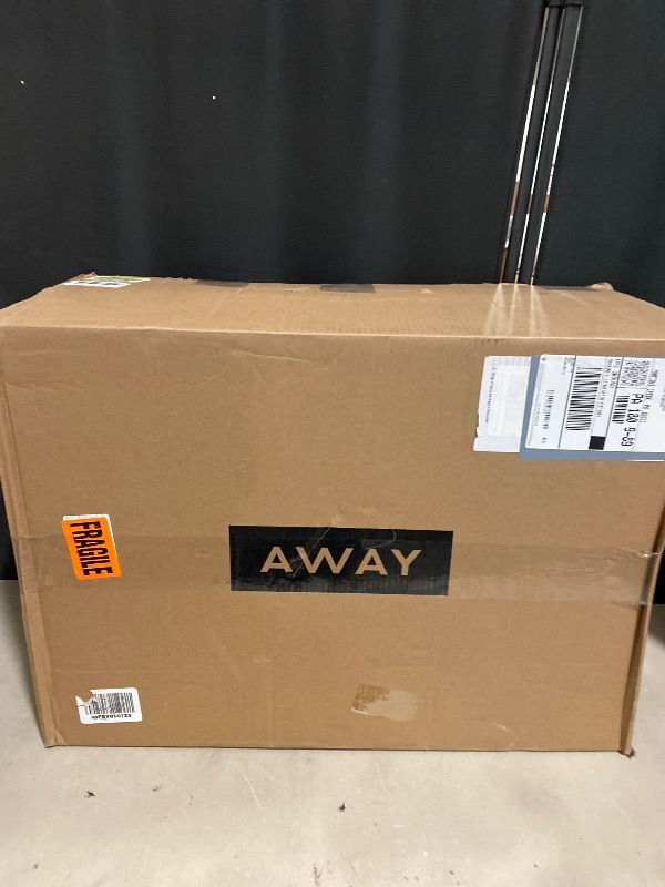 Photo 1 of Away Medium Checked Luggage, Lightweight Hard Shell Suitcase with Spinner Wheels, Durable Rolling Luggage, TSA Lock, 26 Inch, Navy Blue