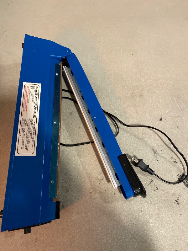 Photo 1 of Impulse Heat Sealer Manual Bags Sealer Heat Sealing Machine 12 Inch Impulse Sealer Machine for Plastic Bags PE PP Bags with Extra Replace Element Grip