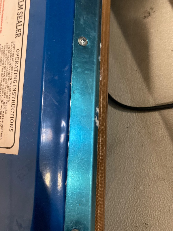 Photo 1 of Impulse Heat Sealer Manual Bags Sealer Heat Sealing Machine 12 Inch Impulse Sealer Machine for Plastic Bags PE PP Bags with Extra Replace Element Grip