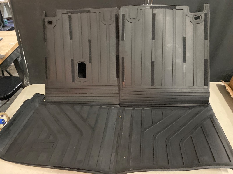 Photo 1 of Cargo Mat with Backrest Mat 2-in-1 for 2024 2025 2026 Toyota Grand Highlander Car Mat Accessories, TPE All Weather Cargo Liner Trunk Mat(Grand Highlander-2 in 1 Trunk Mat)