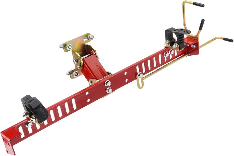Photo 1 of Lawn Mower Trimmer Rack Compatible with Zero Turn Lawn Mower, Secures Trimmer to Lawnmower Fits 1"-2" Roll Bar, Adjustable Quick Clamp & Locking System for Lawn Care