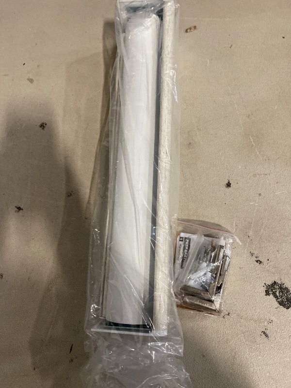 Photo 1 of Persilux Blackout Roller Shades for Indoor Window Blinds,Cordless,Linen Fabric,Thermal Insulated Fabric UV Protection Shades for Home,Office,Bedroom,Door,Blackout-Cream,16" W X 64" H