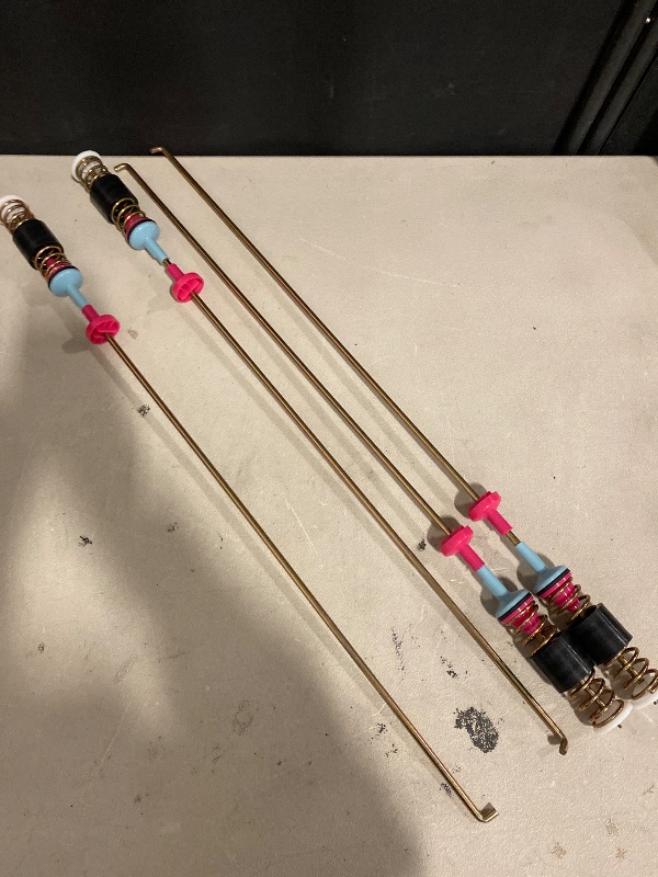 Photo 1 of DC97-18610F WA50M7450AW/A4 DC97-18610A Suspension Rods Kit Fit for Samsung Washer Suspension Rods WA50M7450AP/A4 WA54M8750AW/A4 WA50M7450AW/A4 WA52M7750AV/A4 WA52M8650AV/A4 28.3In (2025 New)