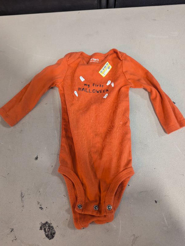 Photo 1 of 9M My First Halloween" Orange Pumpkin, Spider Ghost