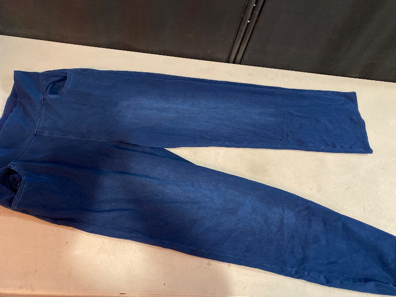 Photo 1 of L A New Day Small Blue Medium Wash Denim Style Maternity Leggings