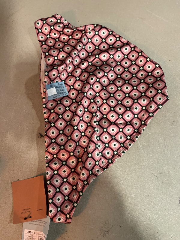 Photo 1 of L 12-14 Clean Water Tribal Print Hipster Shirred Bikini Bottoms Swimwear Women