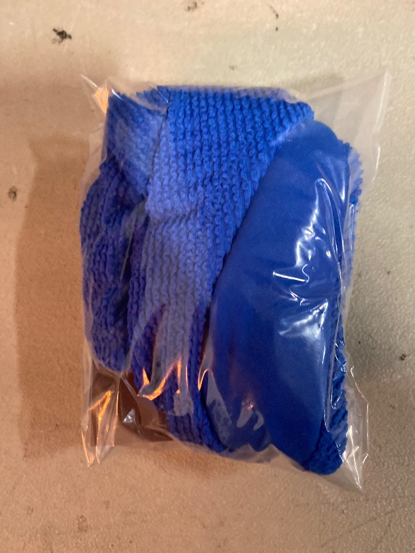 Photo 1 of M Women's Pucker Textured High Waist High Leg Medium Coverage Bikini Bottom - Shade & Shore Cobalt Blue 