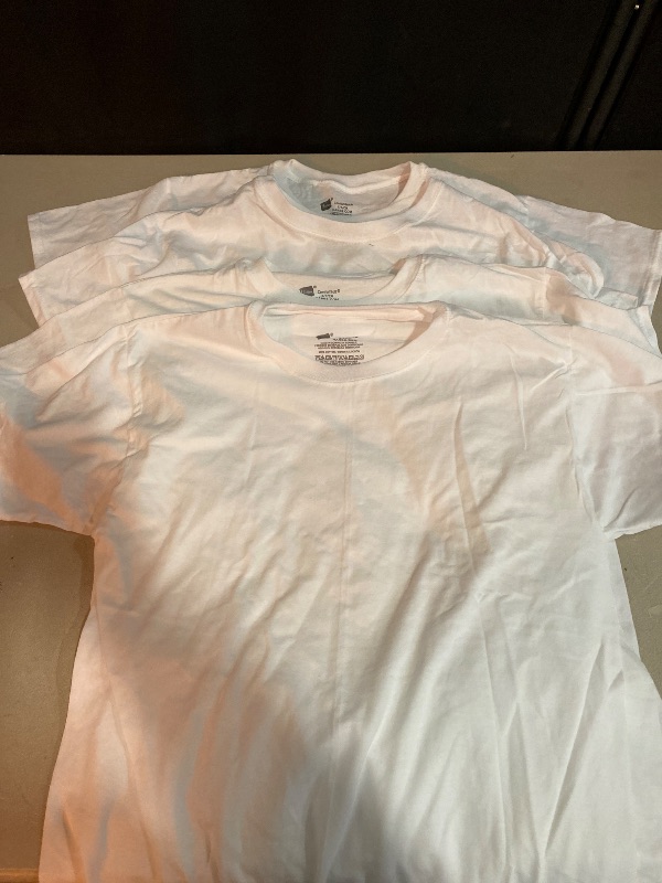 Photo 1 of Adult S Hanes Ultimate Men’s ComfortSoft Crewneck Undershirt, White, 6-Pack