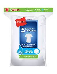 Photo 1 of L Hanes EcoSmart Boys' Crewneck Undershirt, 5-Pack