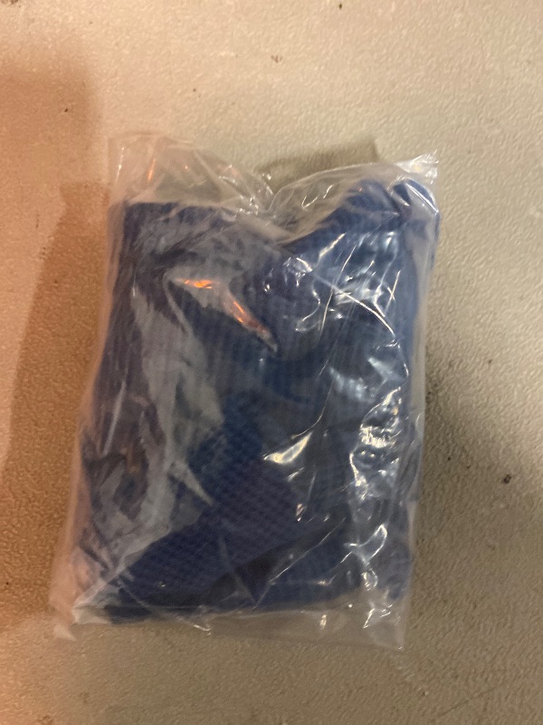 Photo 1 of 12M Baby Waffle Top & Bottom Set - Cat & Jack Blue