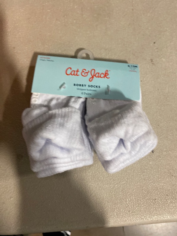 Photo 1 of Baby 6pk Turn Cuff Socks - Cat & Jack™ White