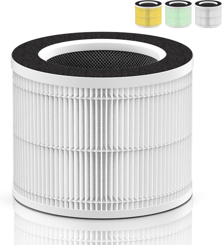Photo 1 of [UPGRADED WHITE] RP-AP088 RP-AP088B Filter Compatible with RENPHO RP-AP088-F1 RP-AP088-F2 H13 True Replacement Filter for RP-AP088B RP-AP088W RP-AP088W/RP-AP088B Air Purifier Model RP-AP088, 1-Pack