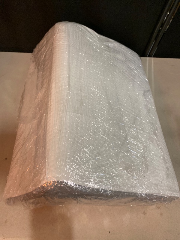 Photo 1 of Bedluxe Knee Pillow for Back Sleeping, Leg Pillow Knee Wedge Pillow, Memory Foam Wedge Pillows for Legs Post Surgery, Triangle Pillow for Knee Support, Leg Elevation, Knees Hip Back Pain Relief, White