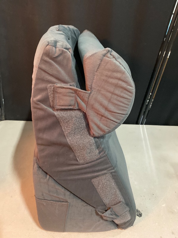 Photo 1 of Bedluxe 3Pcs Orthopedic Bed Wedge Pillow Set, Foam Wedge Pillow Post Surgery for Back, Leg and Knee Support, Adjustable 9&12 Inch Folding Triangle Pillow for Sleeping, Acid Reflux, Snoring, Velvet