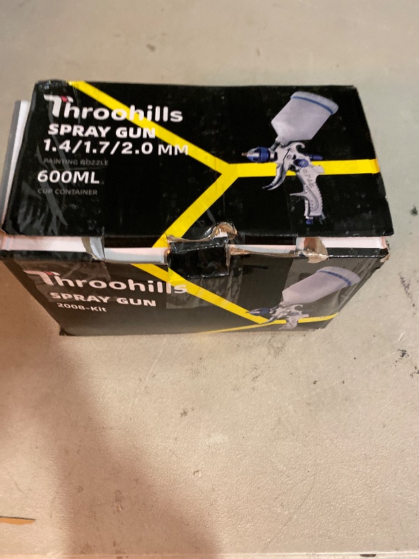 Photo 1 of ENDOZER Professional HVLP Spray Gun Set Gravity Feed Air Spray Gun with 1.4, 1.7, 2.0mm Nozzles 20oz 600cc with Gauge for Auto Paint, Primer, Clear/Top Coat & Touch-Up (Not Suitable for Latex Paint)