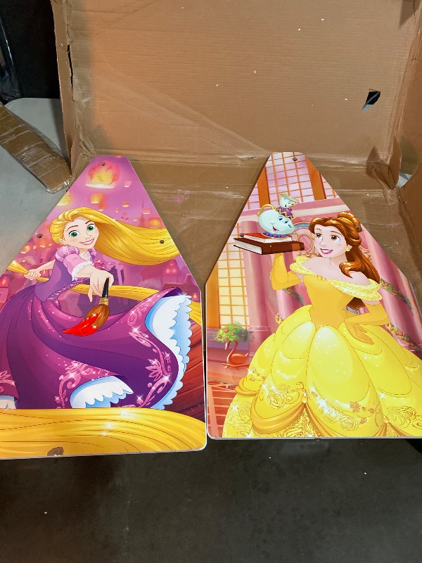 Photo 1 of Delta Children Activity Center with Easel Desk, Stool and Toy Organizer, Disney Princess