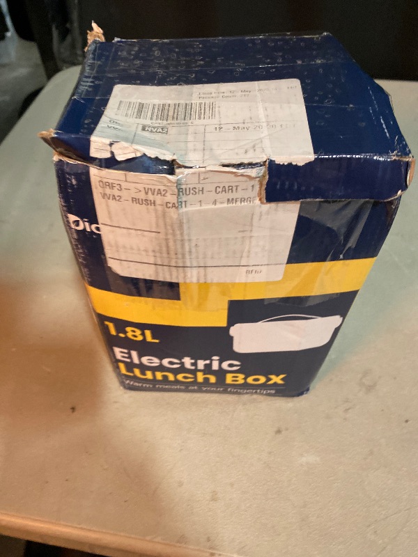 Photo 1 of Electric Lunch Box with 3 Temperature Levels, 100W Fast Heating heated lunch box, 12V/24V/110V 1.8L Portable Food Warmer for Office, Car, and Truck, Includes Upgraded Bag & Extra Compartments(Green)