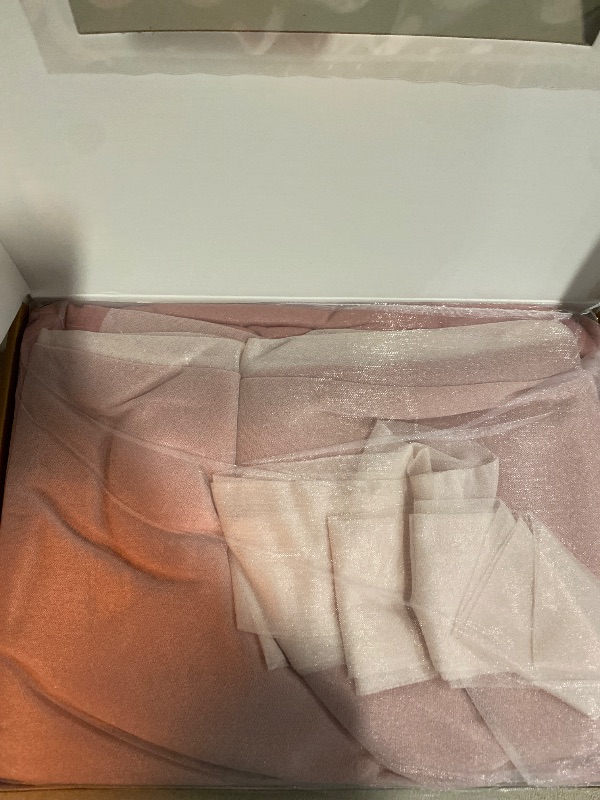 Photo 1 of Ling's moment 10ft x10ft 2 Layer Dusty Rose Chiffon Like Backdrop Curtains Blush Pink Backdrop Drapes Sheer Fabric Wrinkle-Free Drapes for Wedding Arch Party Stage Decoration - Dusty Rose & Blush