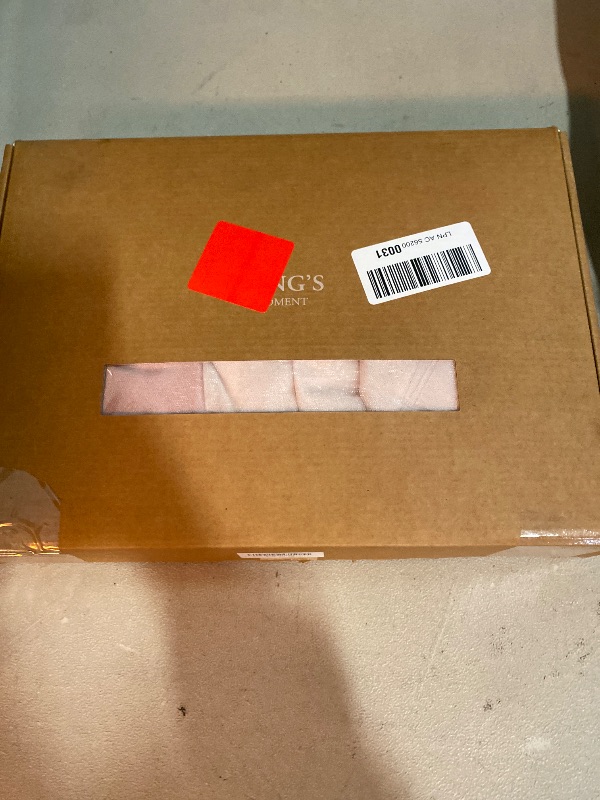 Photo 1 of Ling's moment 10ft x10ft 2 Layer Dusty Rose Chiffon Like Backdrop Curtains Blush Pink Backdrop Drapes Sheer Fabric Wrinkle-Free Drapes for Wedding Arch Party Stage Decoration - Dusty Rose & Blush