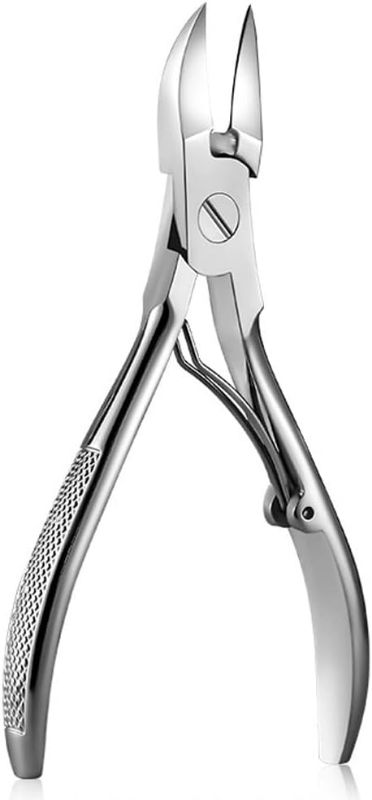 Photo 1 of Podiatrist Nail Clippers, Professional Thick & Ingrown Toenail Clippers for Men & Seniors,Pedicure Clippers Toenail Cutters, Super Sharp Curved Blade Grooming Tool