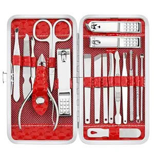 Photo 1 of Cute Manicure Set for Women,Nail Clipper Grooming Kit for Teen Girls, Girlfriend, Wife, Mom,Small Gift Idea for Christmas Stocking Stuffers or Birthday Gift
