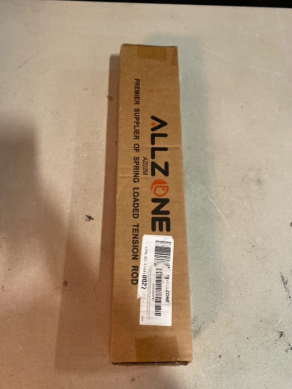 Photo 1 of ALLZONE Heavy Duty Tension Shower Curtain Rod 42-83 Inches for Bathroom, Window, Non-Slip, Adjustable with Strong Spring Pole for Closet, Doorway, No Rust, No Drilling, Black