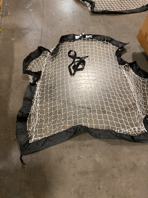 Photo 1 of NET PLAYZ Soccer Goals Soccer Net - Kids Pop-up Football Goals for Backyard Practice & Training, Portable Set of 2, Black, 4 x 3 Ft (NOS27340A01)