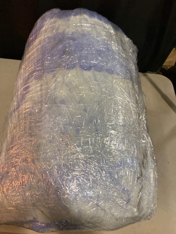Photo 1 of 3 Inches Full Mattress Topper, 7-Zone Egg Crate Foam Mattress Topper Full Size for Back Pain, Lavender Cooling Gel Infused Mattress Pad for Comfort Sleeep