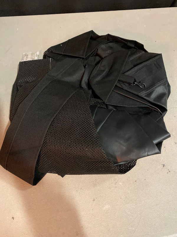 Photo 1 of Dog Pen Pet Playpen Dog Fence Indoor Foldable Metal Wire Exercise Puppy Play Yard Pet Enclosure Indoor Outdoor 8 Panels 24 Inch with Bottom Pad/Top Cover (Black with top Cover)