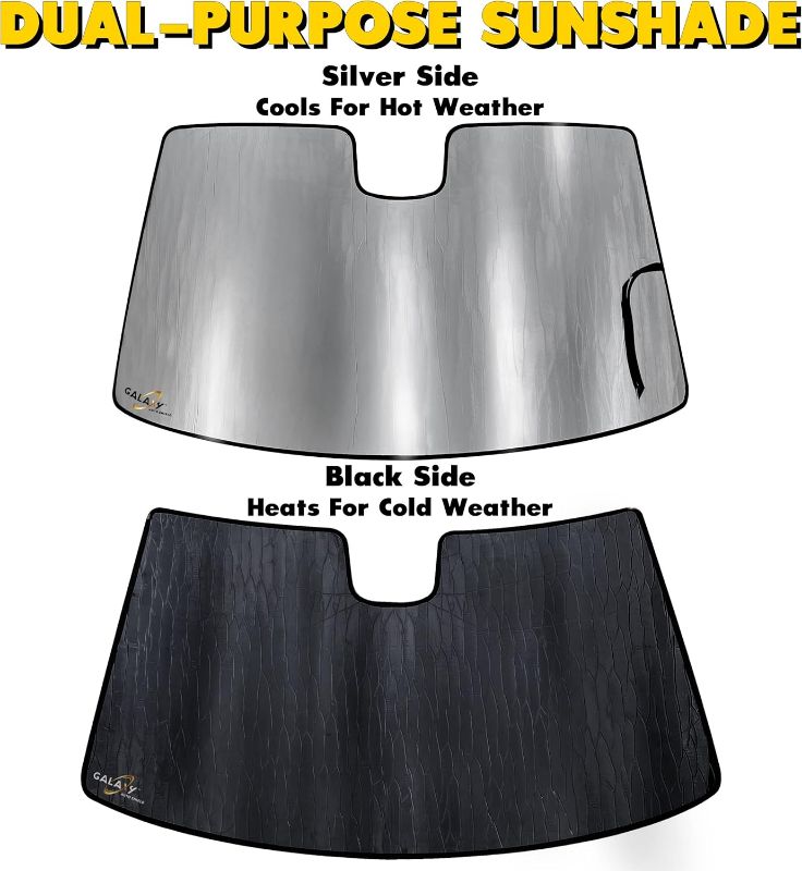 Photo 1 of Custom Fit Reflective Windshield Sun Shade for 2024 2025 Chevrolet Trax SUV, Insulated Window Sunshade Privacy Accessories Blockout UV Reflector Protection - Made in USA