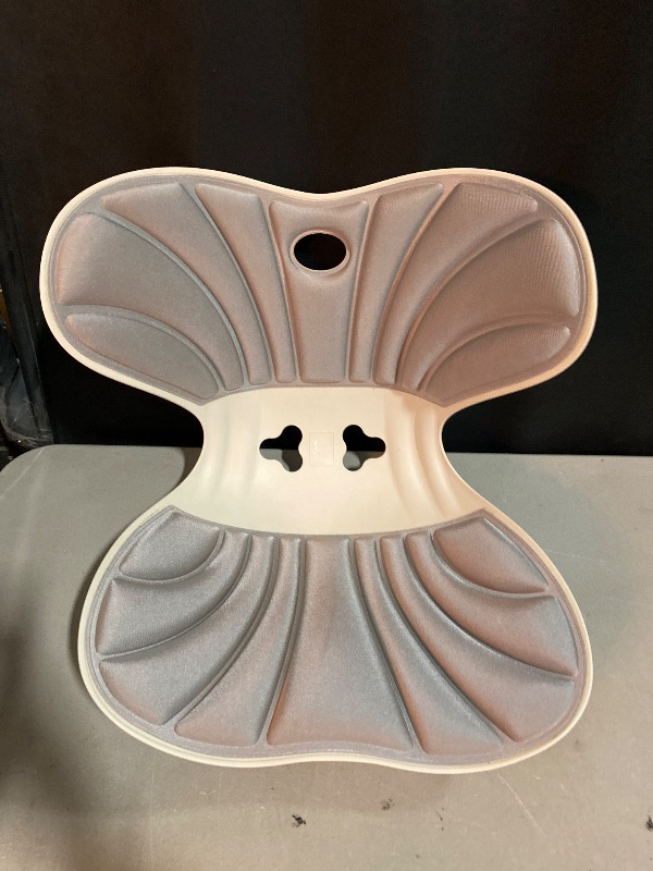 Photo 1 of Garosa Ergonomic Lumbar Support Pillow for Office Chair Back Pain Relief Seat Cushion for Home Car Use Gray