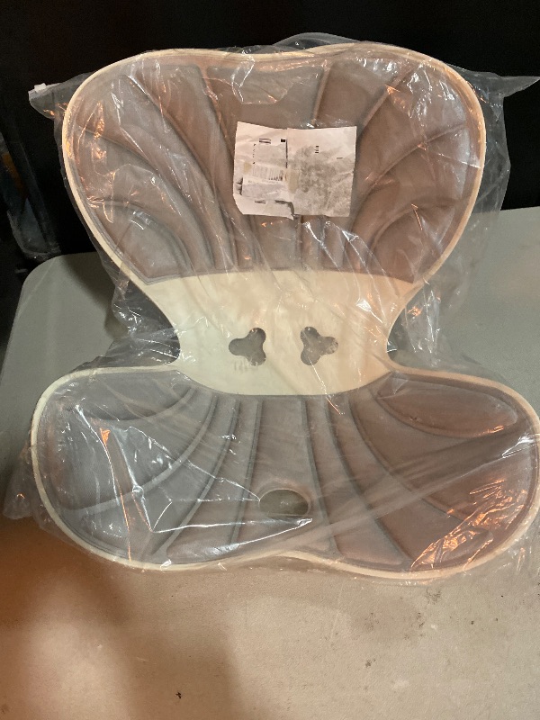 Photo 1 of Garosa Ergonomic Lumbar Support Pillow for Office Chair Back Pain Relief Seat Cushion for Home Car Use Gray