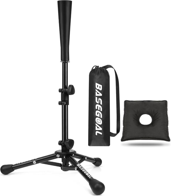 Photo 1 of Baseball Tee for Kids,Batting Tee,Softball Tee,Youth Hitting Tee,Teeball Tee,Travel Tee,Easy Adjustable Height