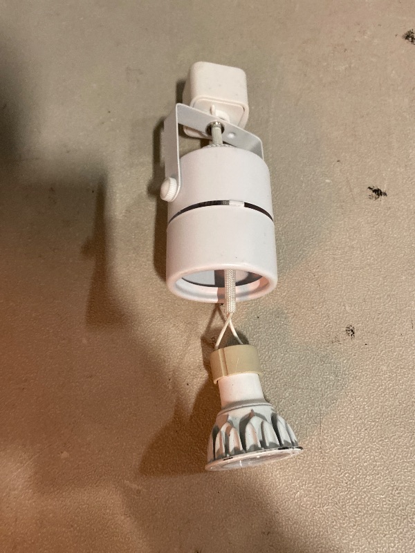 Photo 1 of GU10 MR16 WHITE mini round track light fixture head