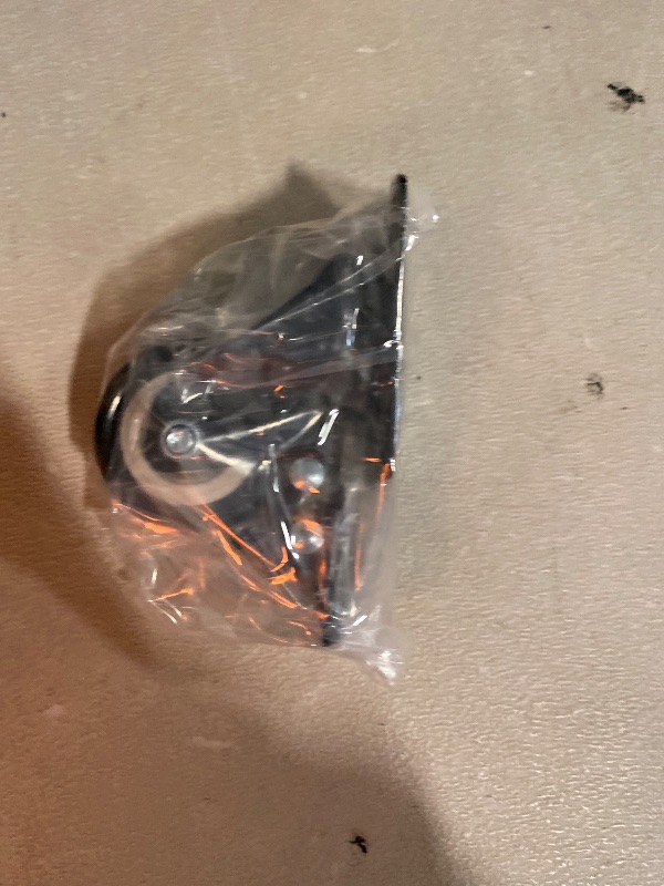 Photo 1 of 2'' Diameter Casters Wheel Rotary Top Flat Plate Swivel Brake Plate Casters Caster Black