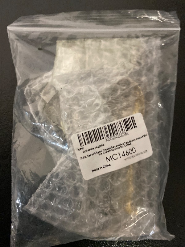 Photo 1 of AUEAR, Retro Crystal Antique Alloy Spoon Coffee Tea Dessert Mini Ice Cream Decorative Spoons Set for Home Office (5 Pack)