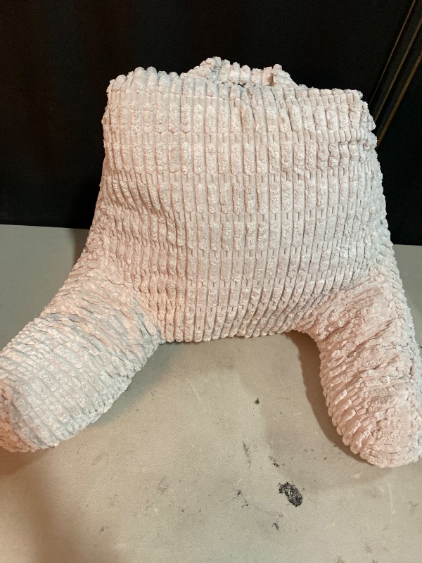 Photo 1 of Blissful Diary Reading Pillow, Large Backrest Pillow with Shredded Memory Foam for Adult & Children, Designed for Bed and Couch Sitting Up, Includes Arms, Pockets and Washable Cover, Off White