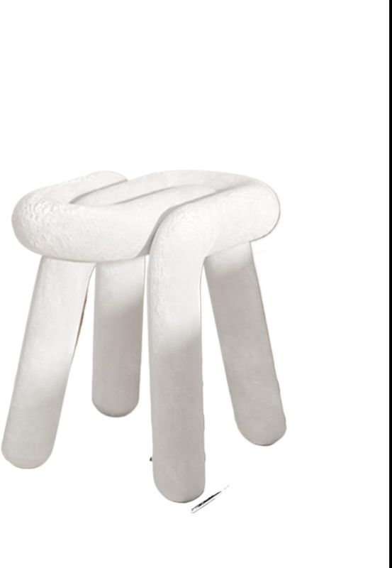 Photo 1 of Makeup Chair Shaped Vanity Stool, Modern Geometric Makeup Chair, Creative Vanity Chair, for Makeup Room Or Living Room, Bedroom (Color : A-9)