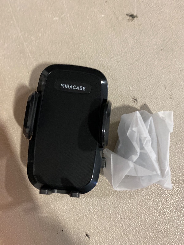 Photo 1 of Miracase Phone Holders for Your Car with Upgraded Double Metal Hook Clip, Air Vent Cell Phone Car Mount, Universal Automobile Cradle Fit for iPhone Android and All Smartphones, Light Black