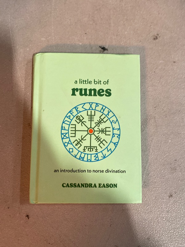 Photo 1 of A Little Bit of Runes: An Introduction to Norse Divination (Little Bit Series) Hardcover – December 31, 2024