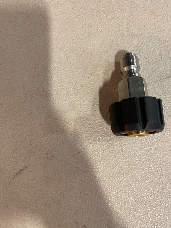 Photo 1 of High Pressure Washer Adapter 1/4" to M22 14mm 15mm Quick Connect