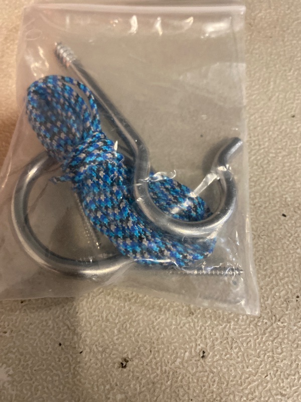 Photo 1 of GSE Games & Sports Expert Hook and Ring DIY Kit, Stainless Steel Ring Toss Target Game Set with Nylon String and Accessory for Indoor and Outdoor with Family and Friends