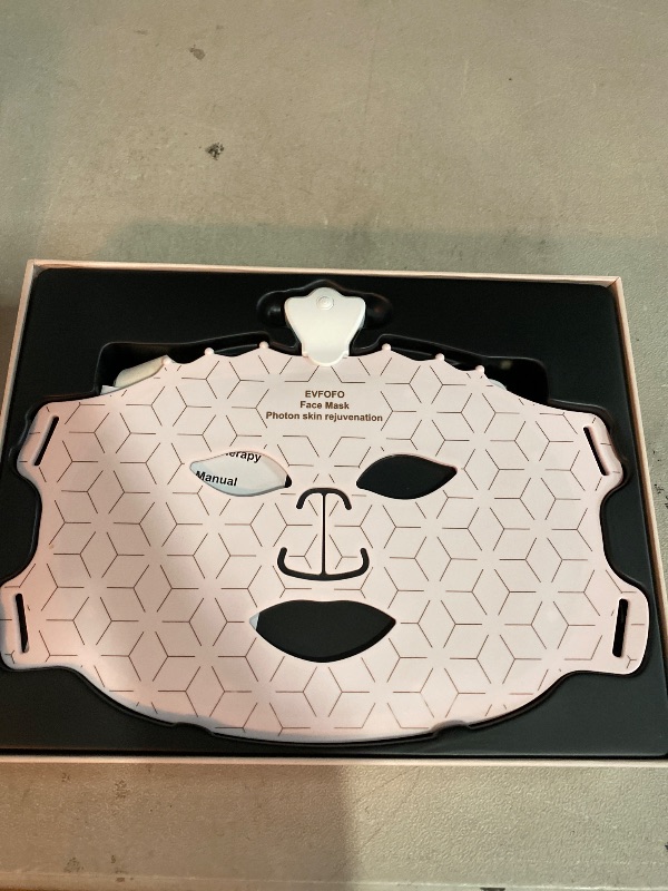 Photo 1 of Red Light Therapy Mask for Face, Led Face Mask Light Therapy, 7 Colors LED Face Mask Light Therapy At Home, Pink