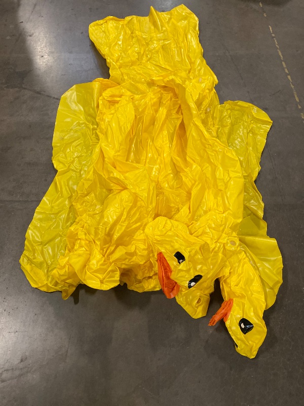 Photo 1 of 98 Inch Giant Inflatable Duck Pool Slide Large 3D Inflatable Water Slide Outdoor Water Play Summer Swimming Pool Play Game Toy for Kids and Adults Above Ground Parties