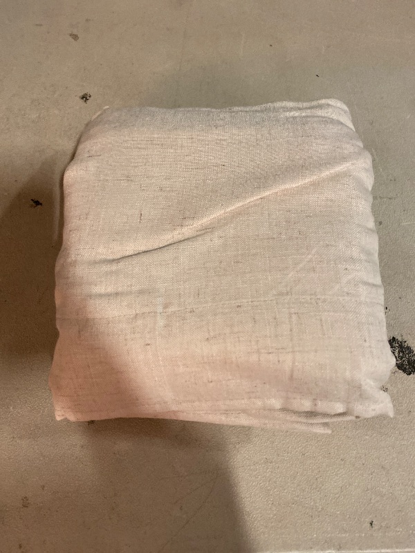 Photo 1 of Primitive Linen Curtains for Living Room 96 Inches Long,Rustic Country Style Drapes Complete Blackout Dark Out Curtains for Bedroom/Playroom/Classroom Rod Pocket,Back Tab,Hook Belt(50Wx96L 2Panels)