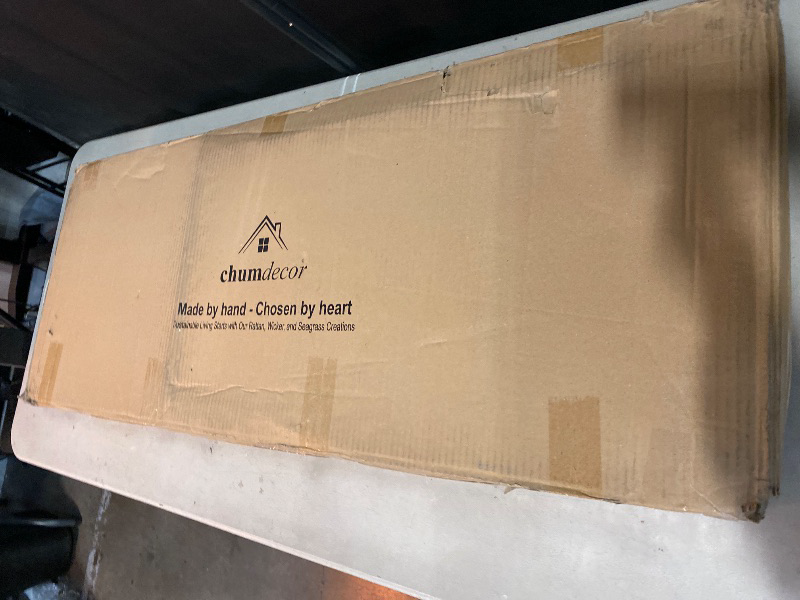 Photo 1 of 30" Wicker Storage Trunk,Handwoven Trunk Organizer, Metal Hinges at Lid and Frame,Wicker Toy Chest with Removable Liner,Large Blanket Storage (Natura)